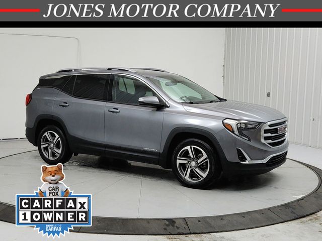 Gray (Satin Steel Metallic) 2018 GMC Terrain SLT SUV / Crossover Front-Wheel Drive 9-Speed Automatic