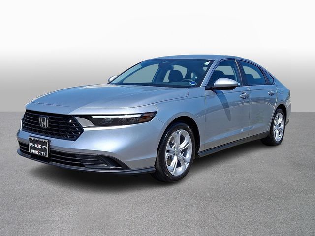 Solar Silver Metallic 2025 Honda Accord LX FWD Sedan Front-Wheel Drive Continuously Variable Transmission