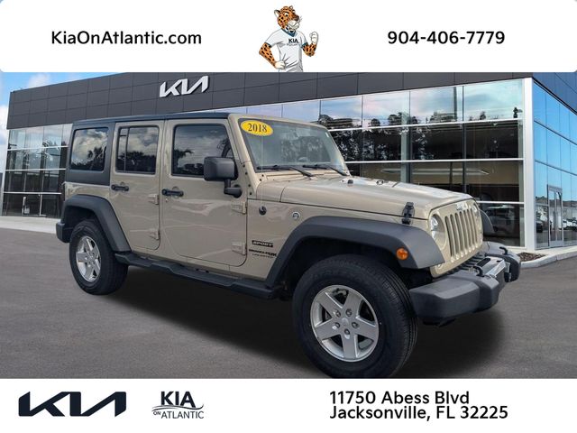 Brown (Gobi Clearcoat) 2018 Jeep Wrangler SUV / Crossover Four-Wheel Drive 5-Speed Automatic