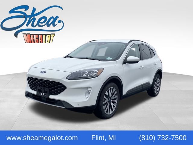 Star White Metallic Tri-Coat 2022 Ford Escape Titanium AWD SUV / Crossover All-Wheel Drive 8-Speed Automatic