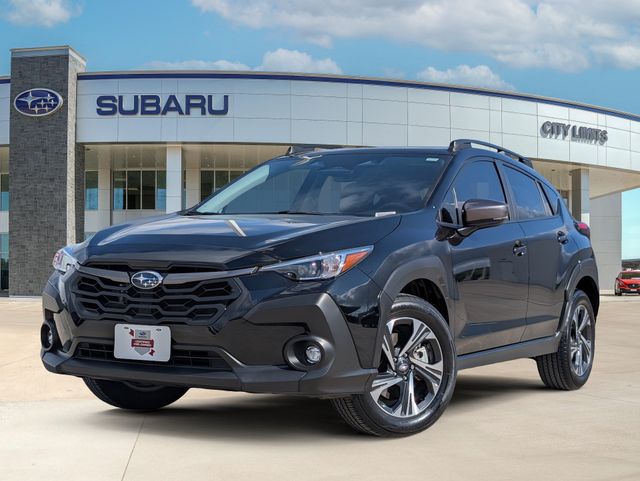 Crystal Black Silica 2024 Subaru Crosstrek Premium AWD SUV / Crossover All-Wheel Drive Continuously Variable Transmission