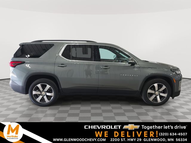 Silver Sage Metallic 2023 Chevrolet Traverse LT Leather AWD SUV / Crossover Four-Wheel Drive 9-Speed Automatic