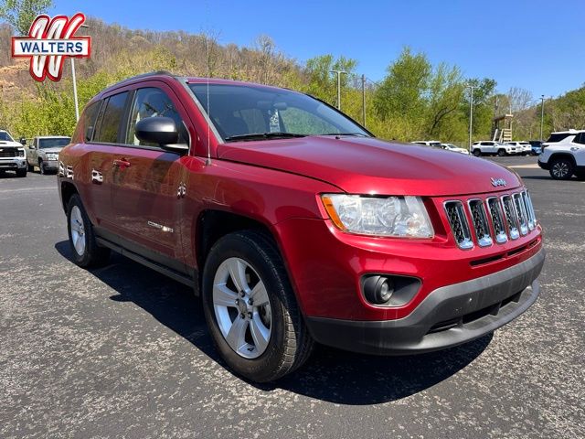 Deep Cherry Red Crystal Pearlcoat 2012 Jeep Compass Latitude 4WD SUV / Crossover Four-Wheel Drive Continuously Variable Transmission