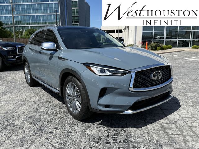 Slate Gray 2025 INFINITI QX50 Luxe AWD SUV / Crossover All-Wheel Drive Continuously Variable Transmission