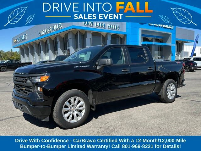 Black 2025 Chevrolet Silverado 1500 Pickup Truck Four-Wheel Drive 8-Speed Automatic