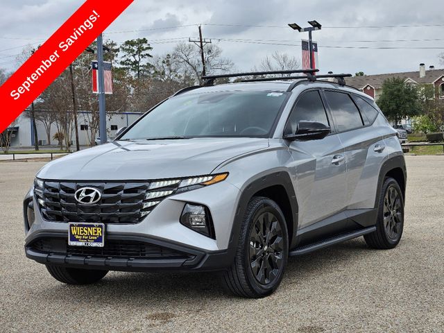 Shimmering Silver 2024 Hyundai Tucson SUV / Crossover All-Wheel Drive 8-Speed Automatic