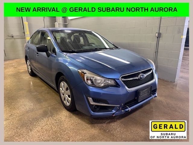 Quartz Blue Pearl 2015 Subaru Impreza Sedan All-Wheel Drive Continuously Variable Transmission