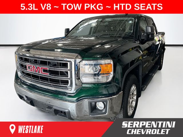 Emerald Green Metallic 2014 GMC Sierra 1500 Pickup Truck Four-Wheel Drive 6-Speed Automatic Overdrive