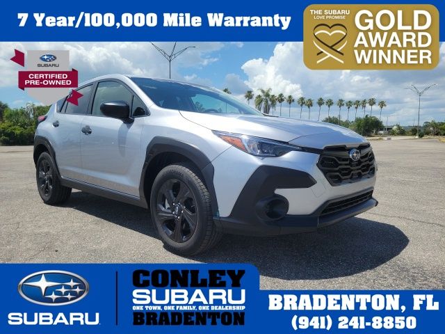 Ice Silver Metallic 2025 Subaru Crosstrek SUV / Crossover All-Wheel Drive Continuously Variable Transmission