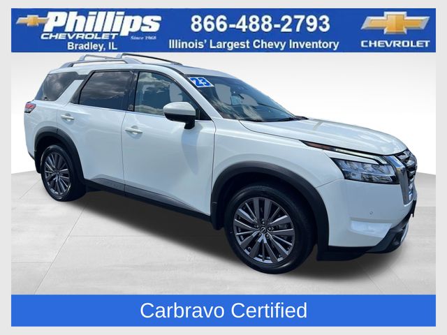 Pearl White Tricoat 2023 Nissan Pathfinder SUV / Crossover All-Wheel Drive 9-Speed Automatic