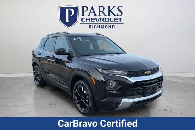 Black Metallic 2021 Chevrolet Trailblazer SUV / Crossover Four-Wheel Drive 9-Speed Automatic