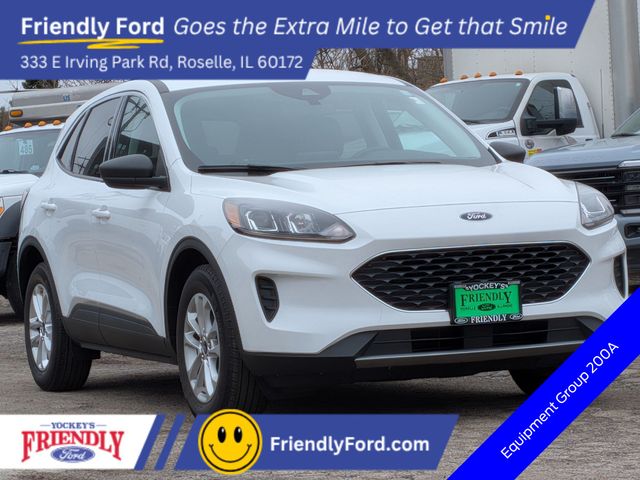 Oxford White 2022 Ford Escape SE FWD SUV / Crossover Front-Wheel Drive 8-Speed Automatic