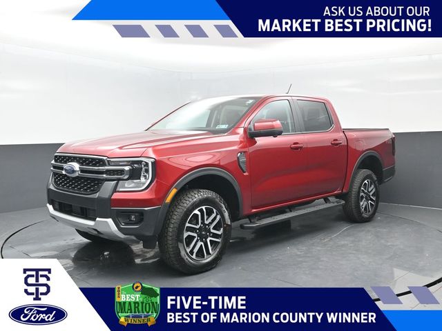 Ruby Red Metallic Tinted Clearcoat 2026 Ford Ranger Pickup Truck Four-Wheel Drive Automatic