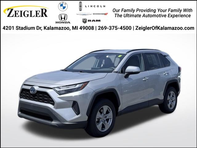 Silver Sky Metallic 2022 Toyota RAV4 Hybrid XLE AWD SUV / Crossover All-Wheel Drive Continuously Variable Transmission