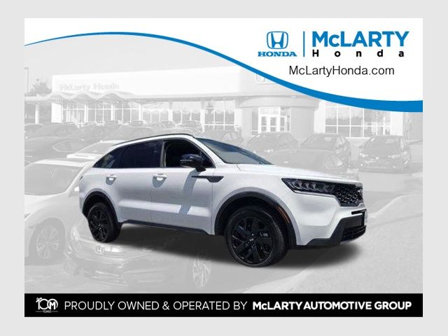 Glacial White Pearl 2021 Kia Sorento SUV / Crossover All-Wheel Drive 8-Speed Automatic