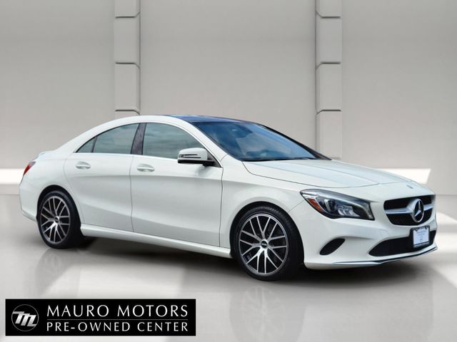 Polar White 2018 Mercedes-Benz CLA 250 4MATIC Sedan All-Wheel Drive 7-Speed Automatic