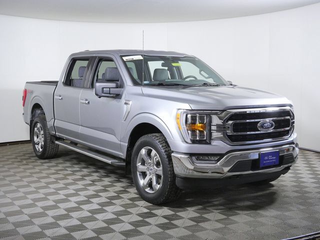 Silver Metallic 2022 Ford F-150 Pickup Truck Four-Wheel Drive Automatic