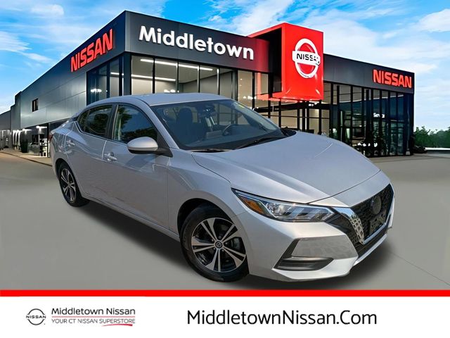 Brilliant Silver Metallic 2022 Nissan Sentra Sedan Front-Wheel Drive Continuously Variable Transmission