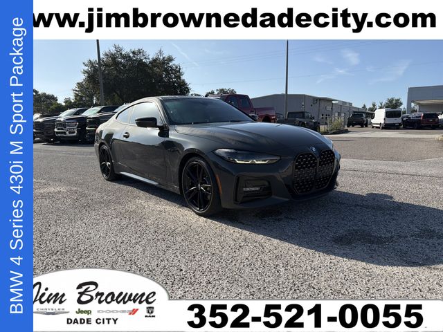 Dravit Gray Metallic 2022 BMW 4 Series Coupe Rear-Wheel Drive 8-Speed Automatic