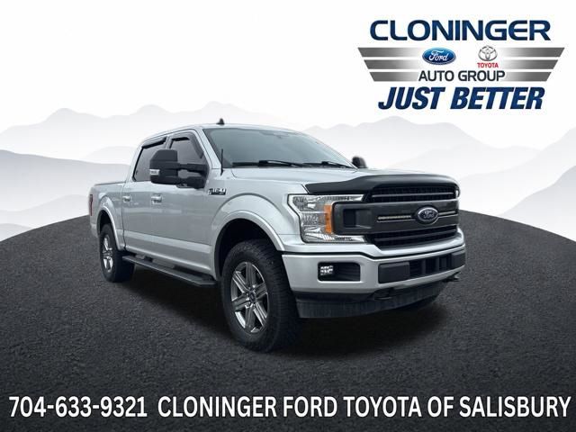 Ingot Silver Metallic 2019 Ford F-150 Pickup Truck Four-Wheel Drive Automatic