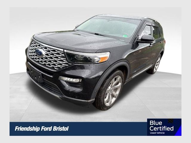 Black Metallic 2020 Ford Explorer Platinum AWD SUV / Crossover All-Wheel Drive Automatic