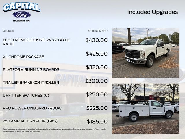 New 2026 White Ford 8FT FLIPTOP SERVICE BODY image 3