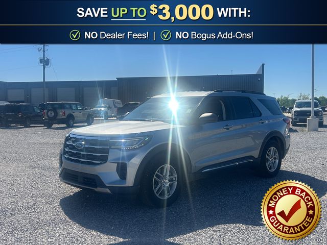 Iconic Silver Metallic 2025 Ford Explorer Active RWD SUV / Crossover Rear-Wheel Drive Automatic