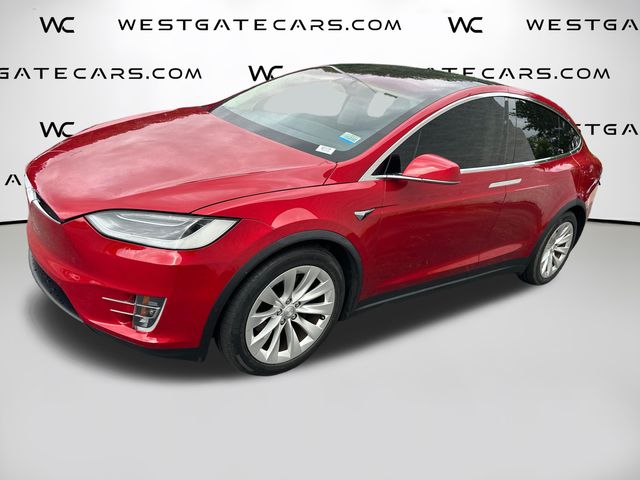 Red Multi-Coat 2017 Tesla Model X 100D AWD SUV / Crossover All-Wheel Drive 1-Speed Automatic