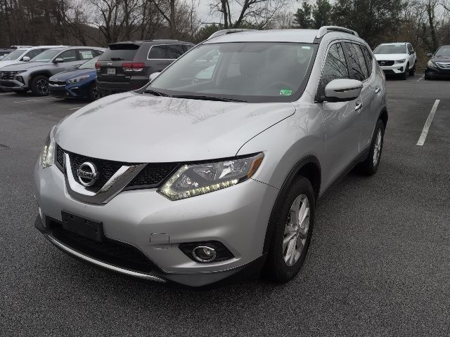 Brilliant Silver 2016 Nissan Rogue SV AWD SUV / Crossover All-Wheel Drive Continuously Variable Transmission