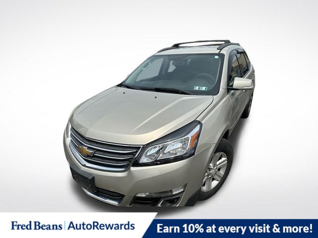 Champagne Silver Metallic 2014 Chevrolet Traverse SUV / Crossover All-Wheel Drive 6-Speed Automatic