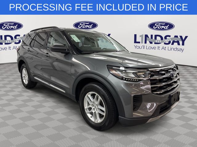 Gray Metallic 2025 Ford Explorer Active AWD SUV / Crossover All-Wheel Drive Automatic