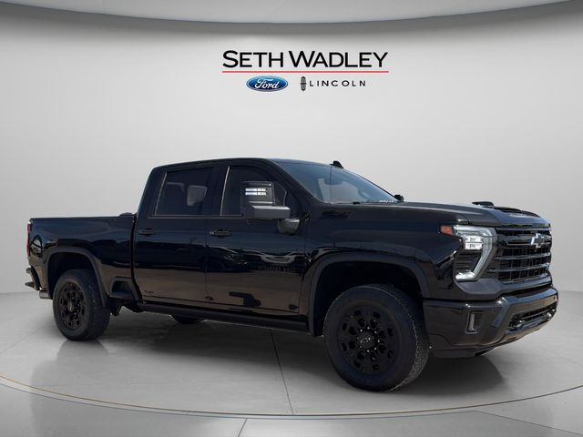 Black 2024 Chevrolet Silverado 2500HD LTZ Crew Cab 4WD Pickup Truck Four-Wheel Drive Automatic