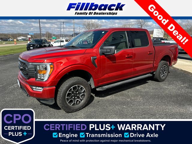 Chili Pepper Red 2023 Ford F-150 XLT SuperCrew 4WD Pickup Truck Four-Wheel Drive Automatic