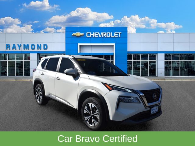 Pearl White 2023 Nissan Rogue SUV / Crossover All-Wheel Drive Continuously Variable Transmission