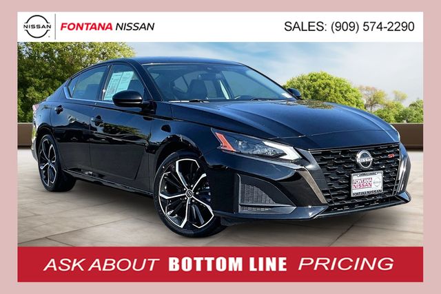 Super Black 2024 Nissan Altima Sedan Front-Wheel Drive Continuously Variable Transmission