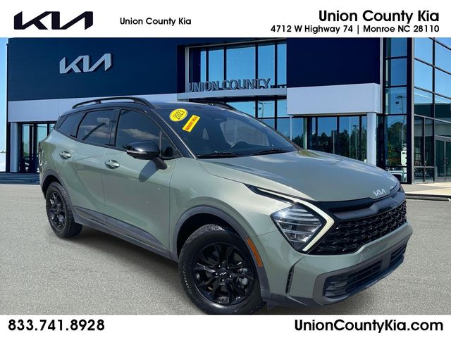 Jungle Green/Ebony Black Roof 2023 Kia Sportage SUV / Crossover All-Wheel Drive 8-Speed Automatic