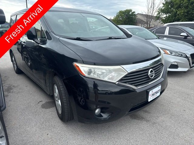 Super Black 2014 Nissan Quest 3.5 SV Minivan Front-Wheel Drive Continuously Variable Transmission
