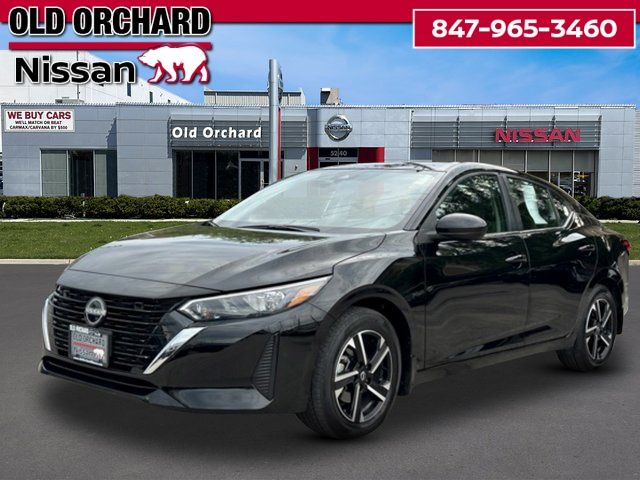 Super Black 2024 Nissan Sentra SV FWD Sedan Front-Wheel Drive Continuously Variable Transmission