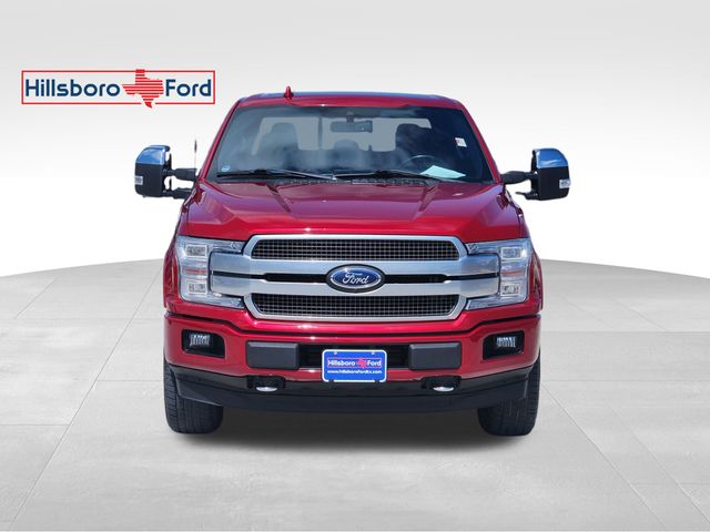 2020 Rapid Red Metallic Tinted Clearcoat Ford F-150 Platinum 4X4 Truck