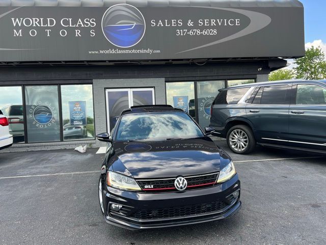Deep Black 2017 Volkswagen Jetta GLI 2.0T FWD Sedan Front-Wheel Drive 6-Speed Dual Clutch