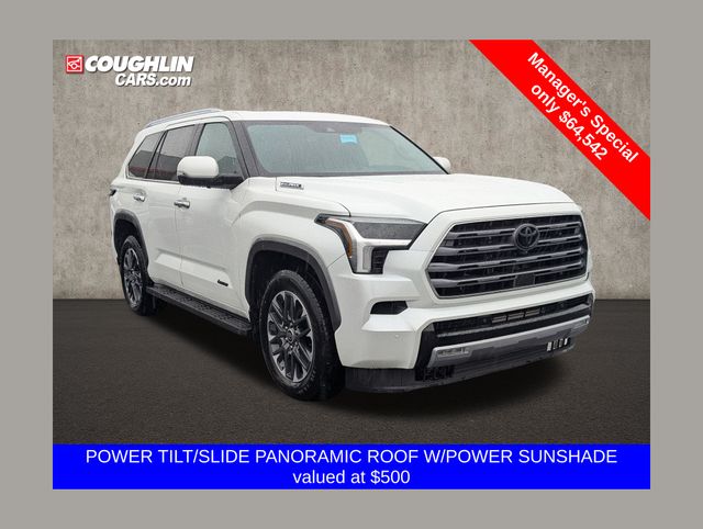 White (Wind Chill Pearl) 2024 Toyota Sequoia SUV / Crossover Four-Wheel Drive Automatic