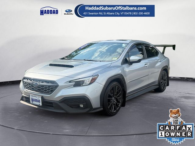 Ice Silver Metallic 2022 Subaru WRX Sedan All-Wheel Drive 6-Speed Manual