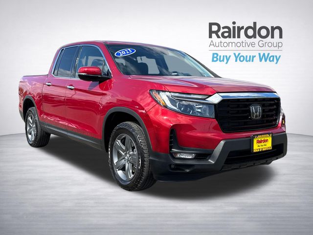 Radiant Red Metallic II 2023 Honda Ridgeline Pickup Truck All-Wheel Drive 9-Speed Automatic