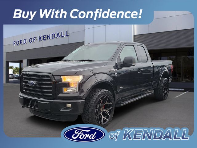 Tuxedo Black Metallic 2015 Ford F-150 Pickup Truck Four-Wheel Drive 6-Speed Automatic