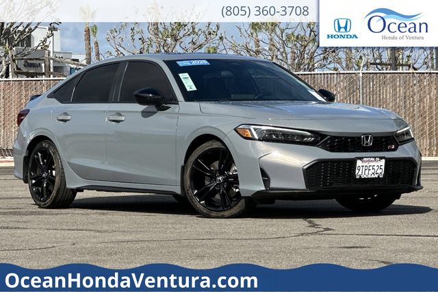 Urban Gray Pearl 2025 Honda Civic Si FWD Sedan Front-Wheel Drive 6-Speed Manual