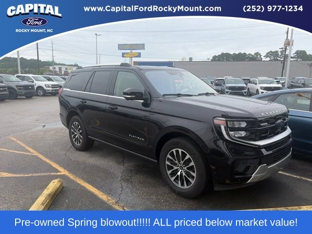 Black Metallic 2025 Ford Expedition SUV / Crossover Four-Wheel Drive Automatic