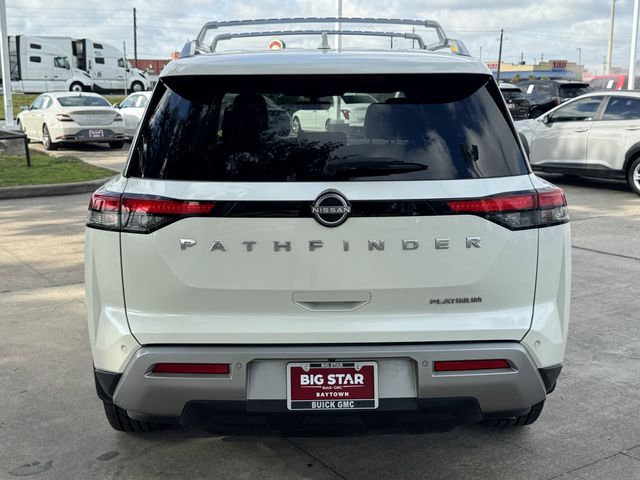 2024 Nissan Pathfinder Platinum White at Genesis of Spring