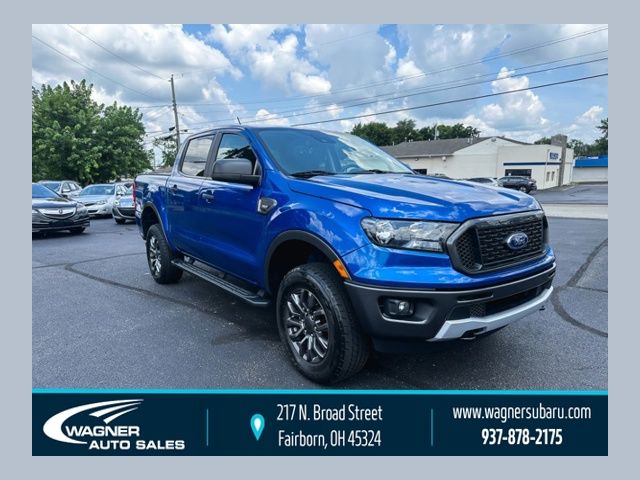 Lightning Blue Metallic 2020 Ford Ranger Pickup Truck Four-Wheel Drive Automatic
