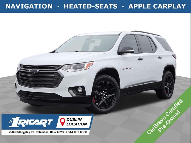 Summit White 2020 Chevrolet Traverse Premier AWD SUV / Crossover Four-Wheel Drive 9-Speed Automatic