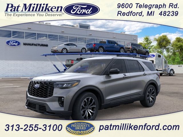 Carbonized Gray Metallic 2026 Ford Explorer SUV / Crossover All-Wheel Drive Automatic
